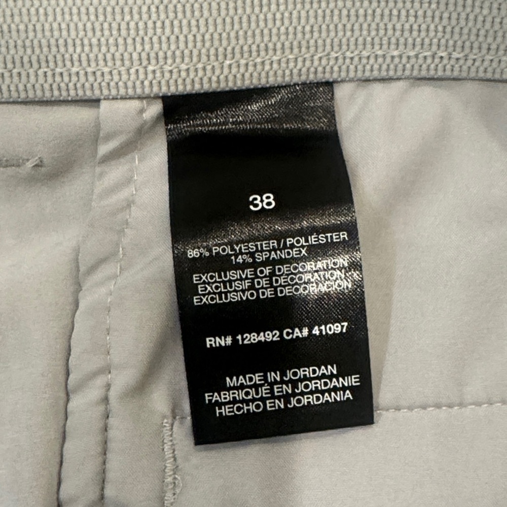 Greg Norman Collection Light Gray Flat Front Shor… - image 3